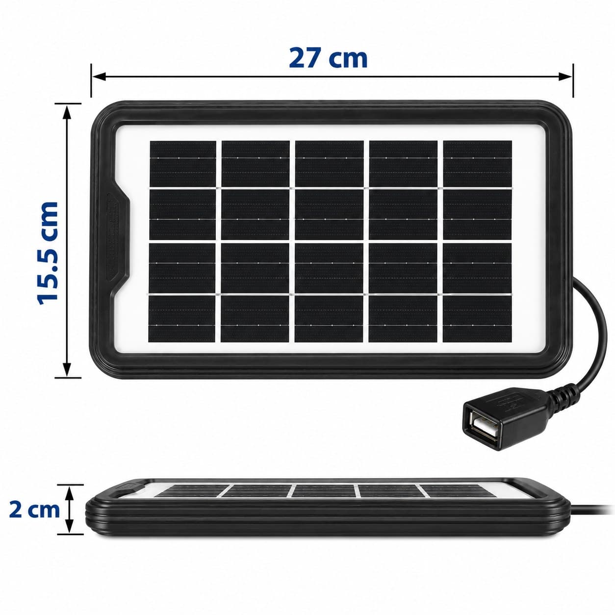باور بانك شمسي — Placa Solar Portátil — صورة 4