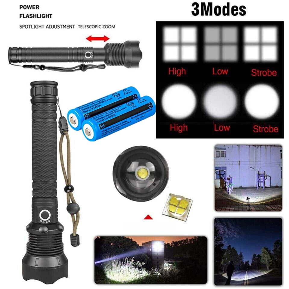 مصباح يدوي قوي — High Power Rechargeable — صورة 3