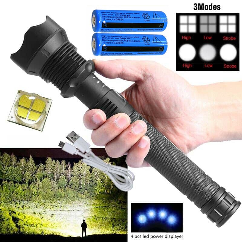 مصباح يدوي قوي — High Power Rechargeable — صورة 6