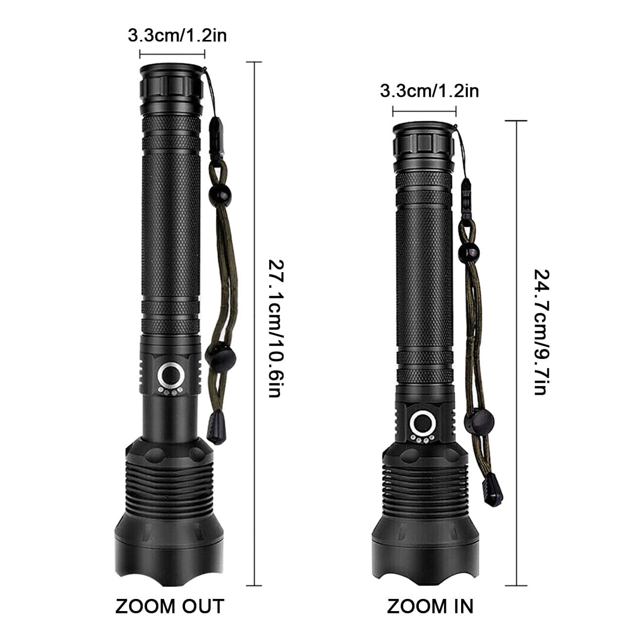 مصباح يدوي قوي — High Power Rechargeable — صورة 5