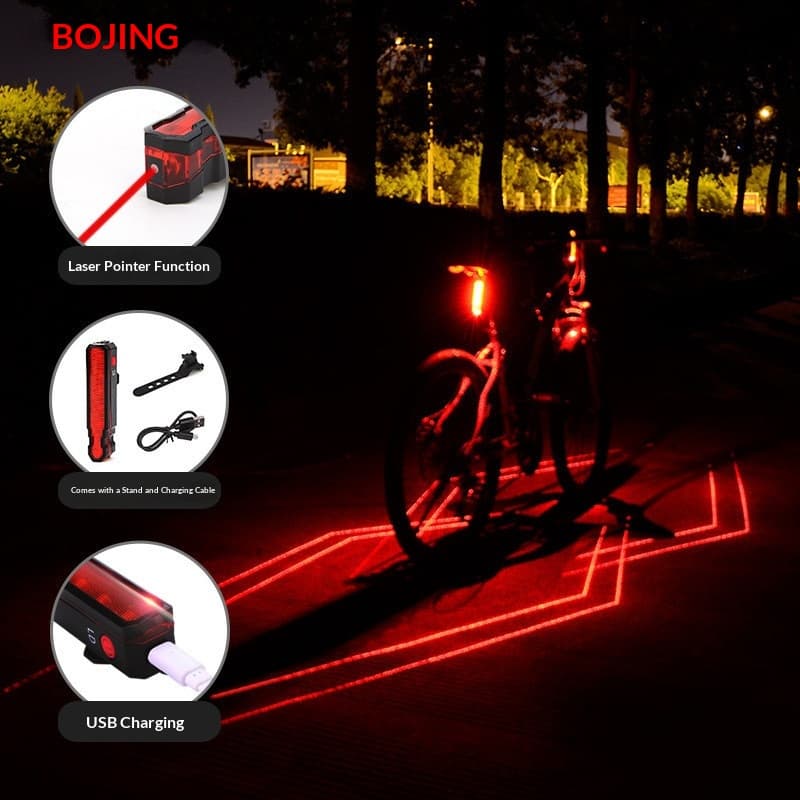 إضاءة تخييم LED — Rechargeable Bicycle Light — صورة 5