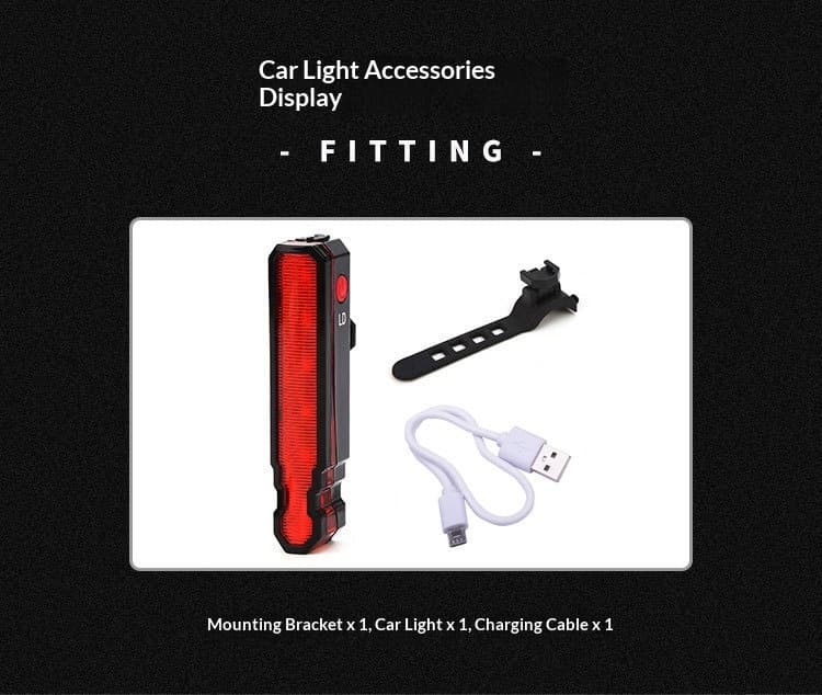 إضاءة تخييم LED — Rechargeable Bicycle Light — صورة 3